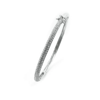 Pulseira Prata Cravejada em Diamante