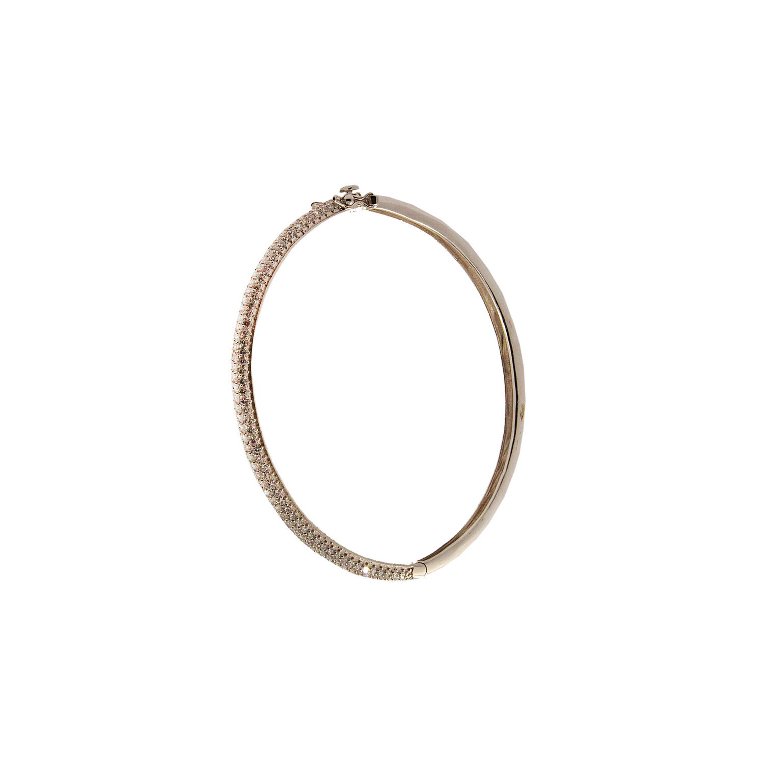 Pulseira Bracelete Cravejada com Diamante