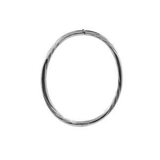Pulseira Torcida em Ouro Branco