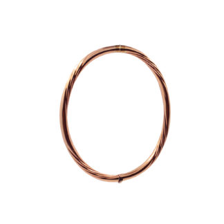 Pulseira Torcida Ouro Rosé