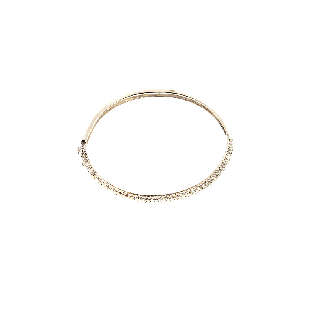 Pulseira Bracelete Cravejada com Diamante - Imagem 2