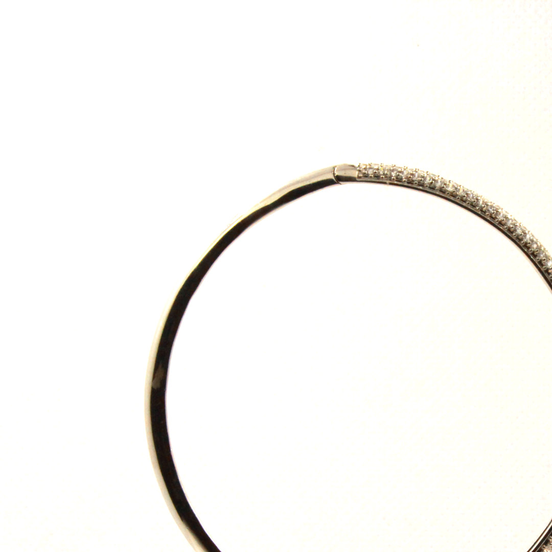 Pulseira Bracelete Cravejada com Diamante - Imagem 3