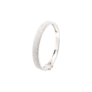 Pulseira Prata Cravejada em Diamantes